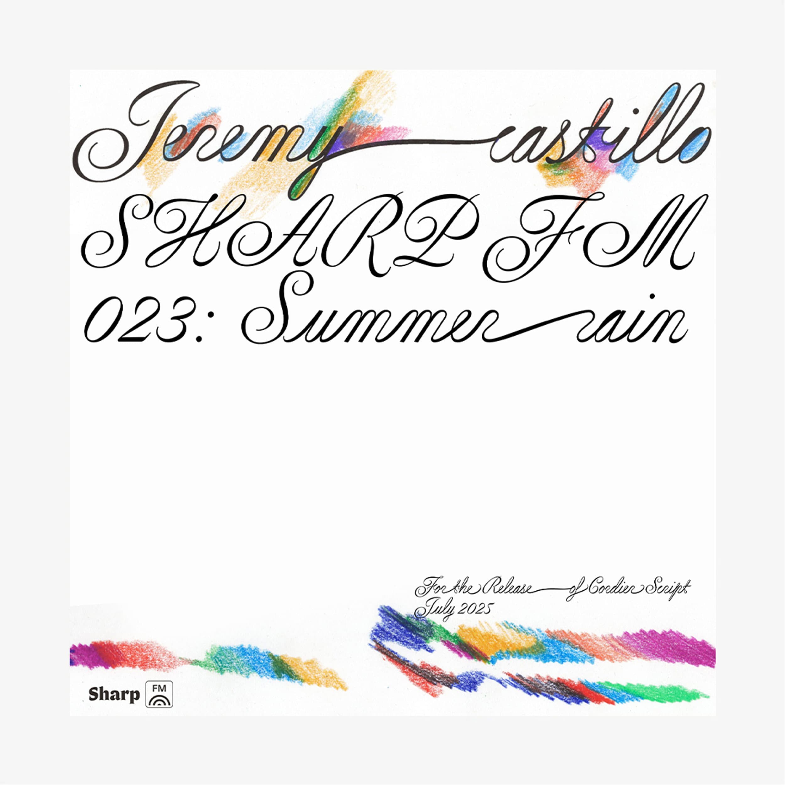 Sharp FM 023: Jeremy Castillo for Cordier Script